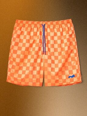SKYLRK Checker Shorts